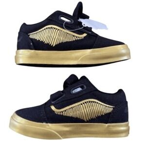 Vans Sneakers x Harry Potter Golden Snitch Black Toddler 5.5 Special Edition New